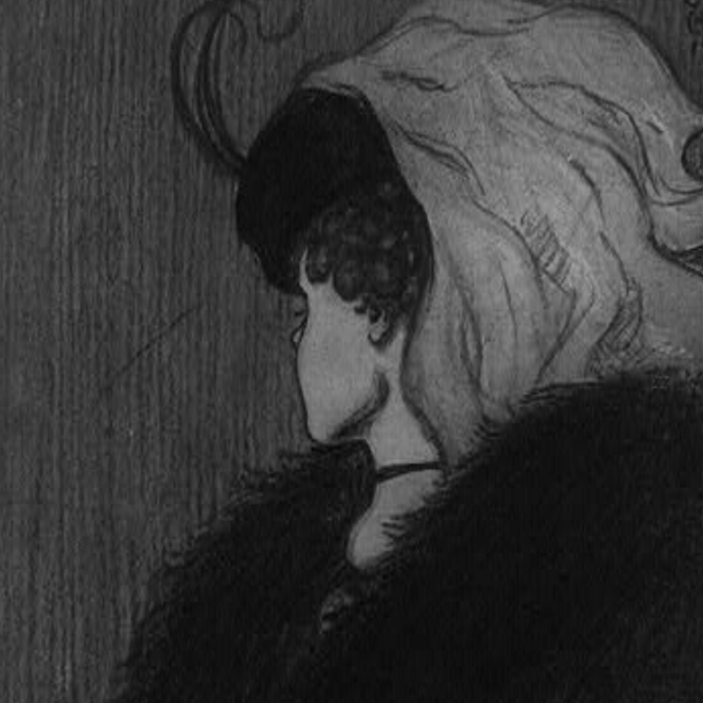 Alt Text: Three black and white visual illusions. 